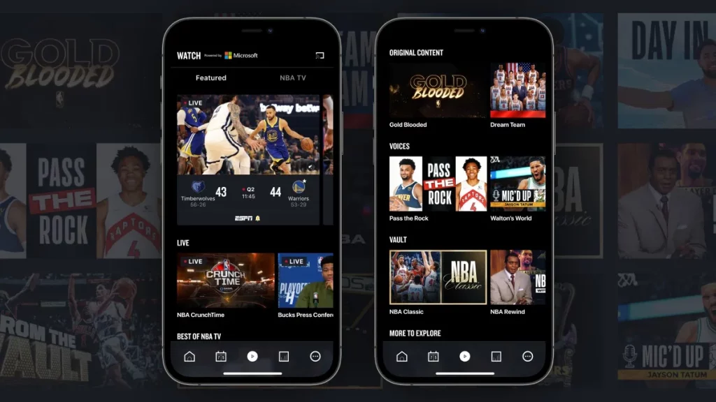 Aplicativos gratuitos para assistir à NBA no celular